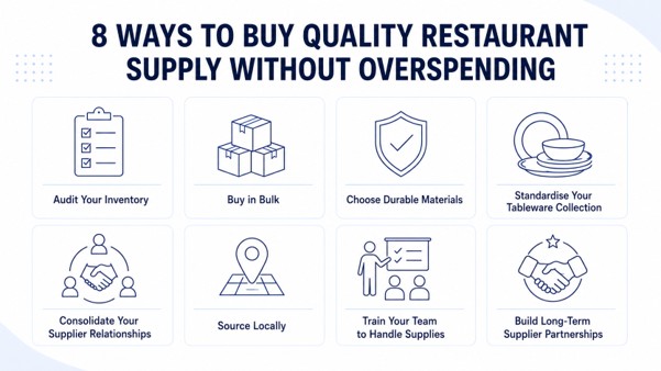 8 Ways to Buy Quality Restaurant Supply without Overspending