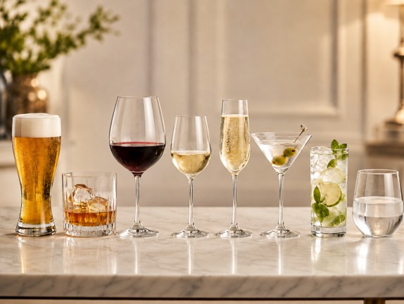 Glassware and Drinkware for Hotels and Restaurants