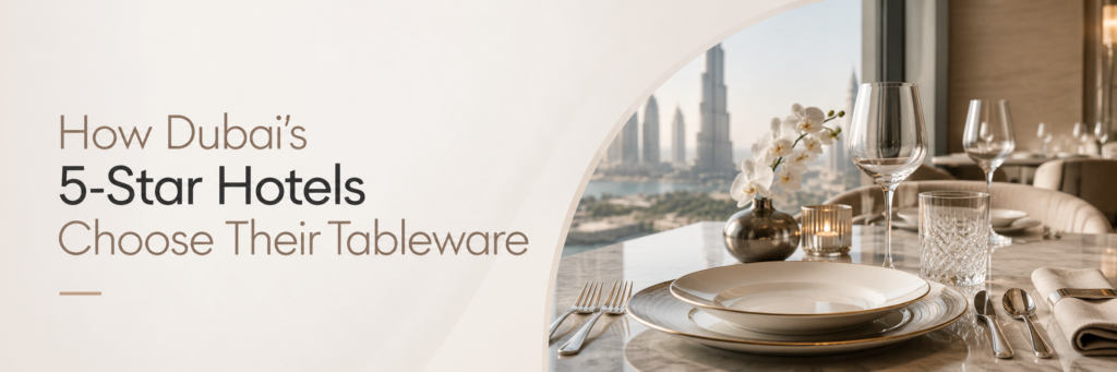 How Dubai's 5-Star Hotels Choose Their Tableware